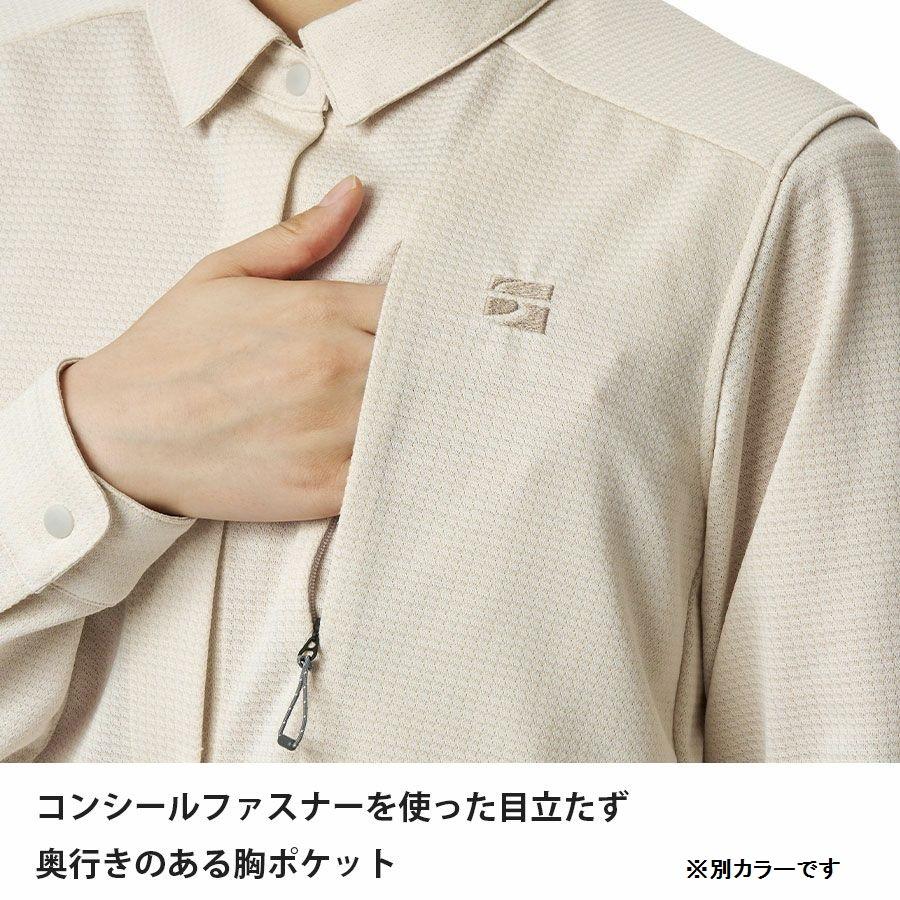 finetrack ファイントラック ウィメンズ ラミースピンニットシャツ / FMW1601 KRFTの画像