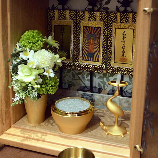 花瓶花立鶴仏壇仏具