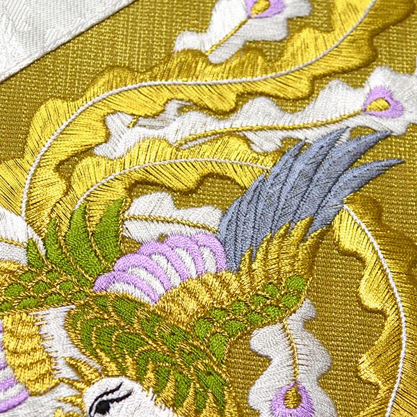 冬用 三角打敷 金綴 高級刺繍 鳳凰 前卓用+上卓用 京寸200代 総幅 約