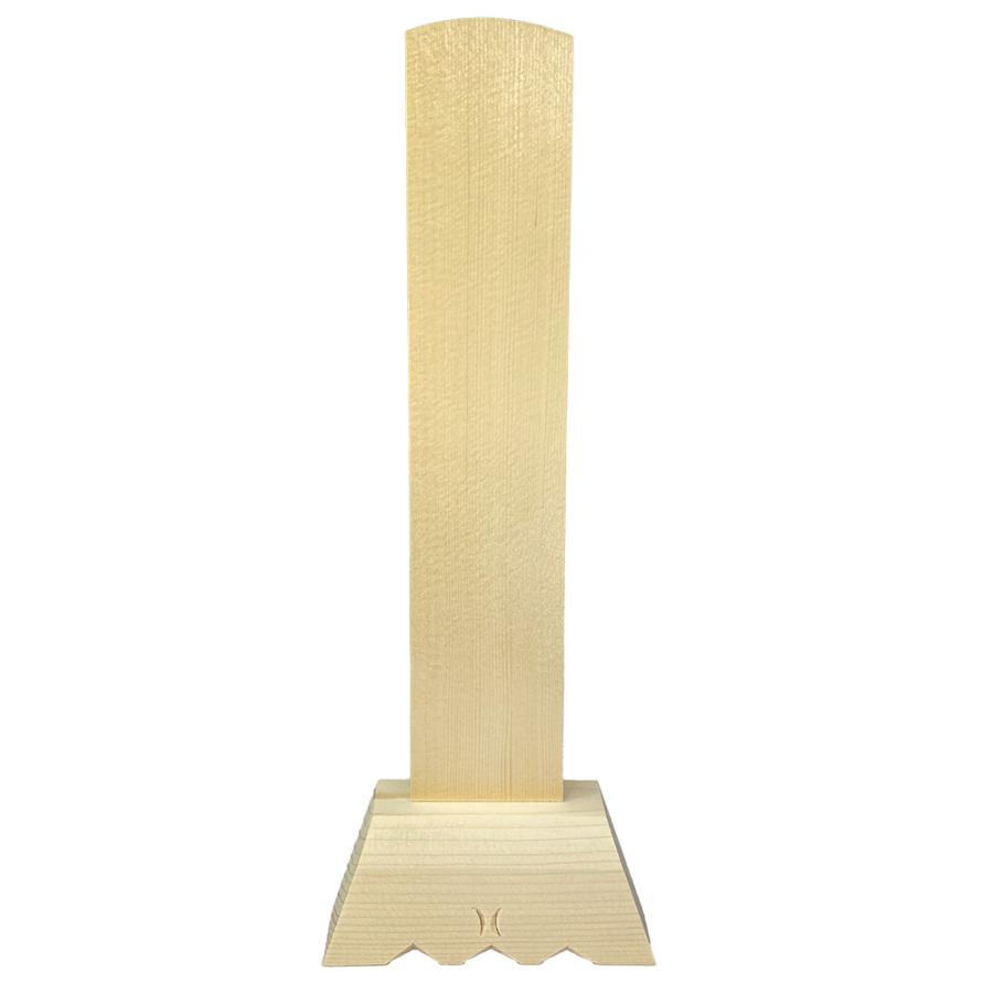 白木位牌 ( 野位牌 ) 8寸 1基 仏具 位牌 木製 仮位牌 : 京都の 白木位牌 ( 野位牌 ) 8寸 1基 仏具 位牌 木製 仮位牌 : 京都の