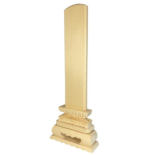 白木位牌 ( 並大中上 ) 1尺 10基セット 仏具 位牌 木製 仮位牌_1