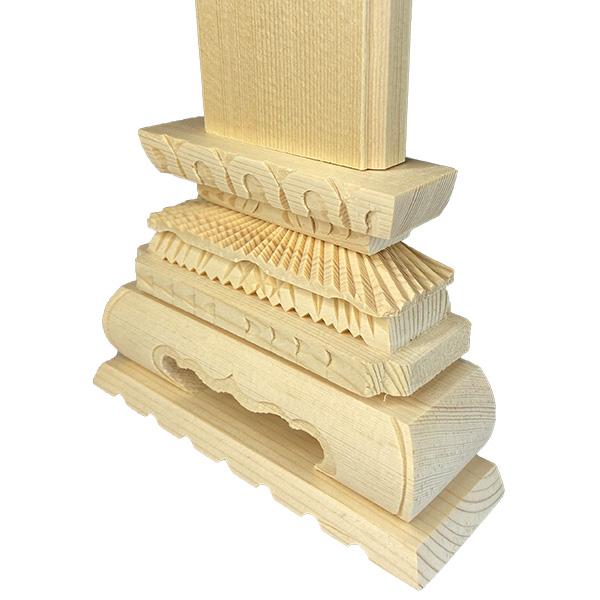 白木位牌 ( 並大中上 ) 1尺 10基セット 仏具 位牌 木製 仮位牌_4