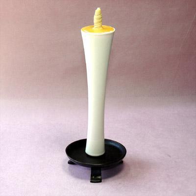 蝋燭用品 鉄製 驚きの値段 置き型燭台 大型 本日限定 推奨サイズ：和蝋燭50号〜100号