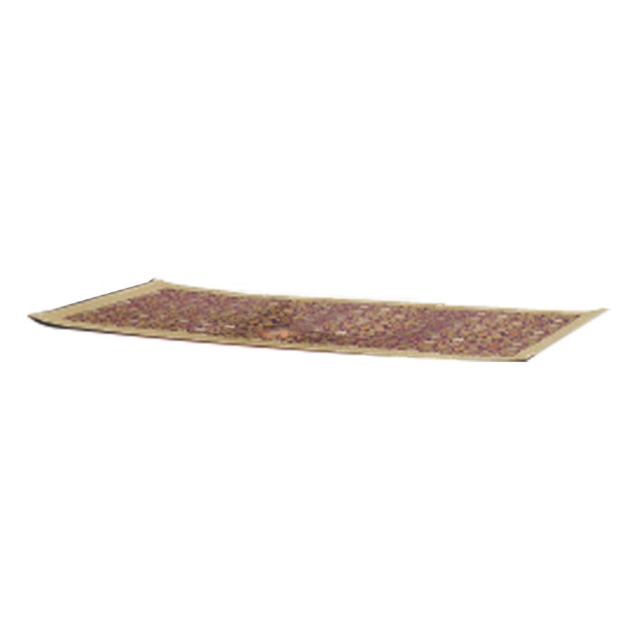 立焼香机用難燃シート 金襴・葵小花紫 4尺用 幅104cm×奥行36cmの画像