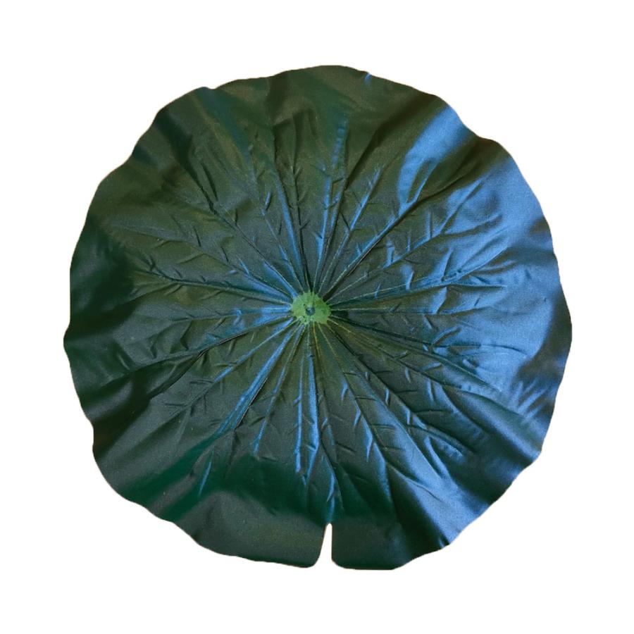 盆用品 お供え用 ハスの葉（大）約29cm 布製 蓮の葉 蓮葉 はすの葉