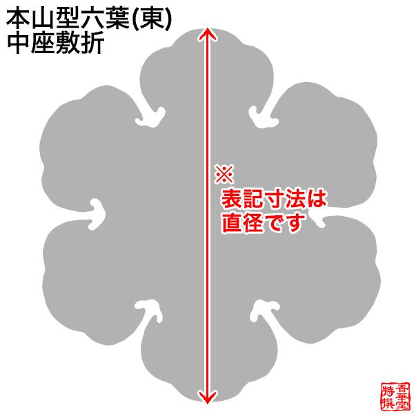 京都製 錺金具 釘隠し 六葉 東 本山型 中座敷折 4.5寸 銅地に本金鍍金 メッキ 小釘付き｜kokadou｜02