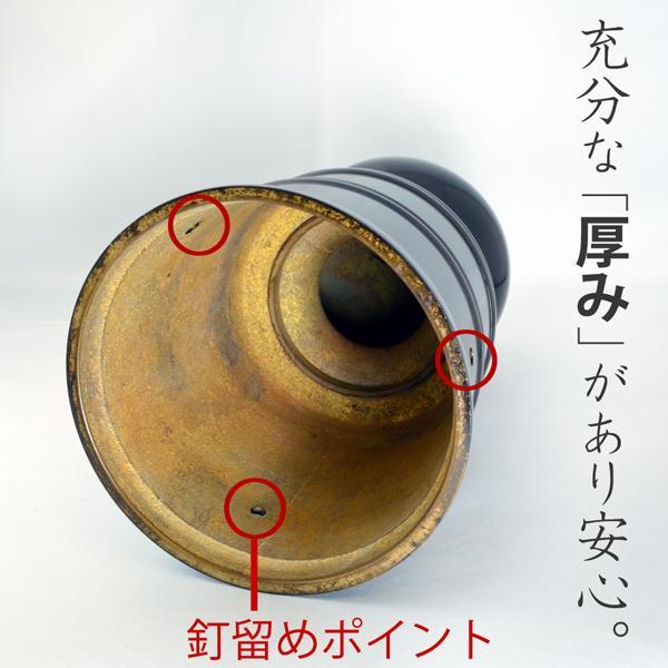 建築金具 欄干金具 擬宝珠 ぎぼし 普通型 4.0寸 真鍮製・色付 底部外径