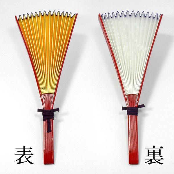 寺院用 僧侶用 京都製 中啓 ちゅうけい 天縁取 金銀無地絹張 朱塗骨 1