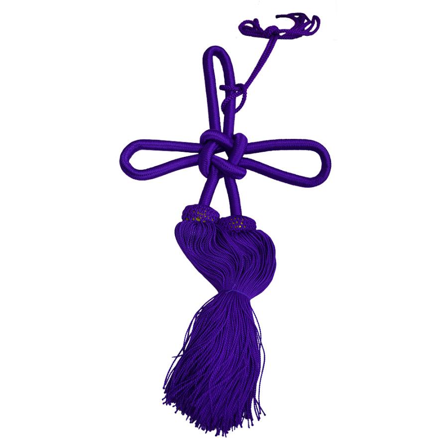 幕用 揚巻房 正絹 8寸 飾り結び部分 幅26cm×縦24cm 房の長さ 24cm 房の