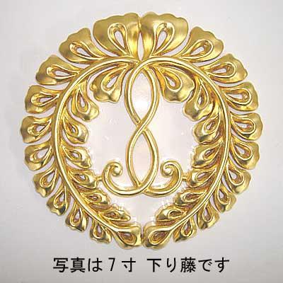 定紋プレート・宗派紋 下り藤 木製 1尺 : 京都の仏具屋さん 香華堂 