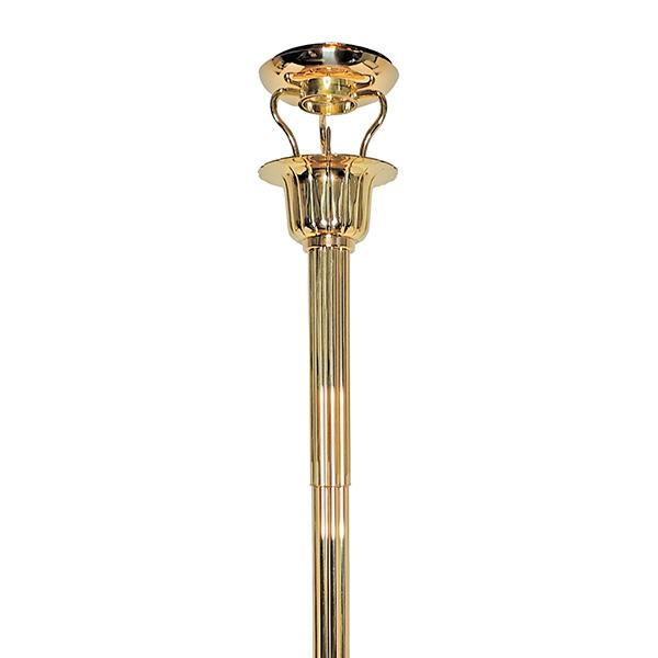 菊灯 磨き 真鍮地 電装付 一対 ※各派用 2尺 60cm : 京都の仏具屋 菊灯 磨き 真鍮地 電装付 一対 ※各派用 2尺 60cm : 京都の仏具屋