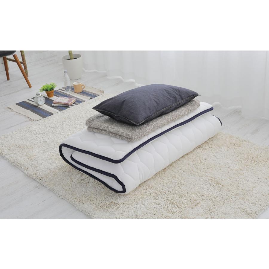 LAYFIT レイフィット 折りたたみマットレス マットレス 人気 おすすめ ベッド セミシングル 三つ折りマットレス ポケットコイル 高品質 お洒落 高品質 |  | 04