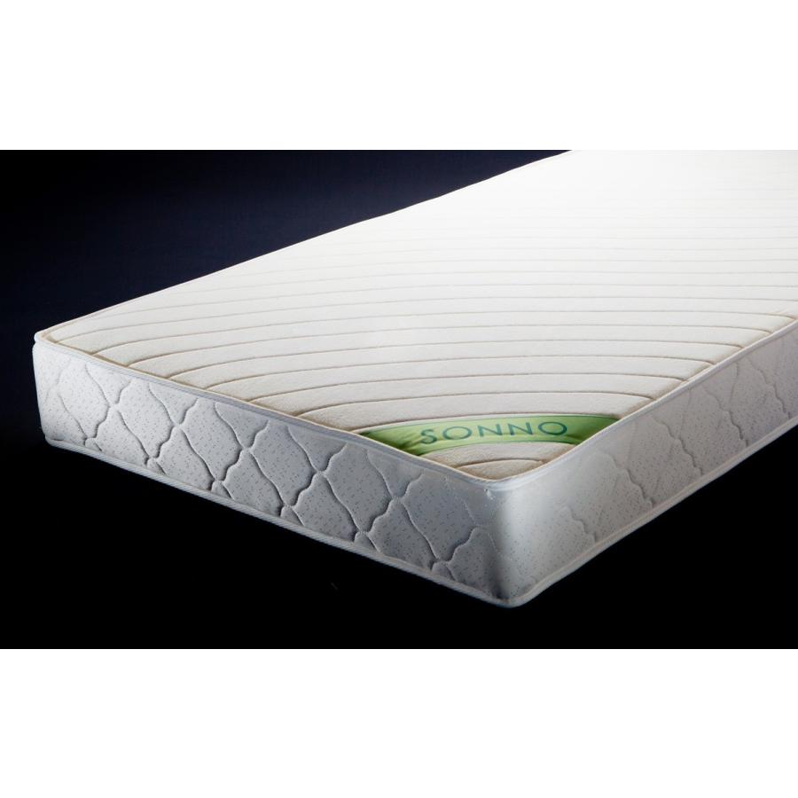 送料無料 ポケットコイル マットレス ラテックス入り sonno(ソンノ) セミダブル アイボリー 高品質 |  | 04