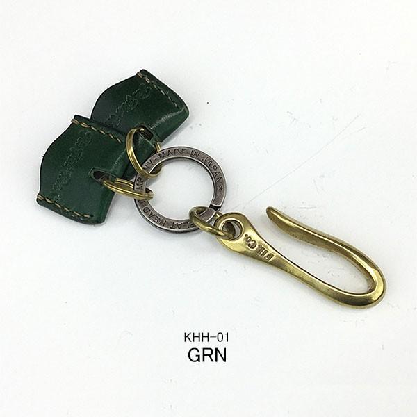 The Flat Head レザーキーホルダー キーフック 真鍮 The Flat Head（フラッドヘッド） フラットヘッド（THE FLAT HEAD