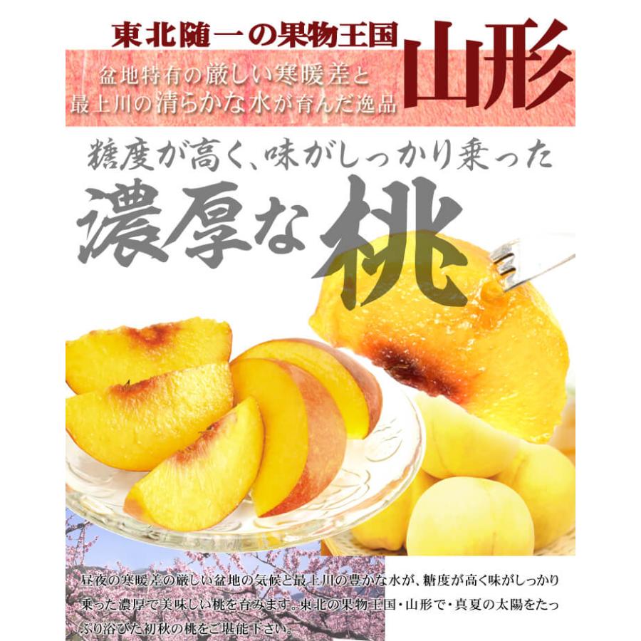 もも 5kg 大特価 山形の黄桃 山形産 ご家庭用 黄金桃 ゴールデンピーチ