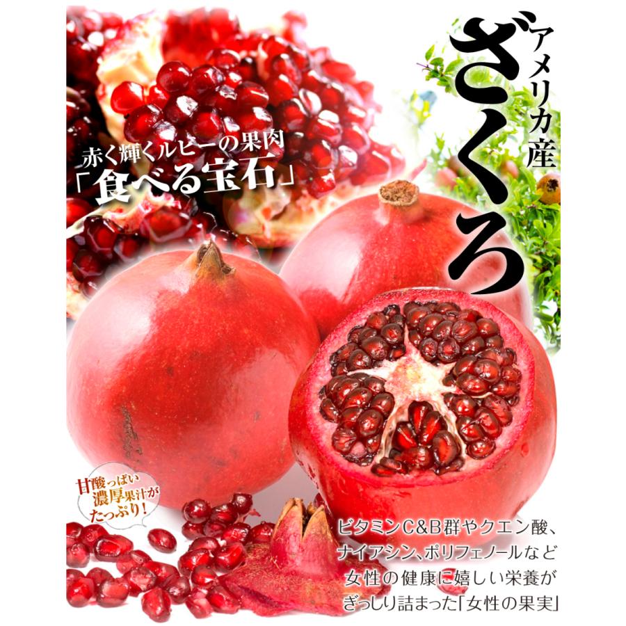 割引購入 ザクロ 3玉 アメリカ産 1玉あたり300g前後 大玉 トロピカルフルーツ 送料無料 食品 フルーツ 果物 国華園 Aynaelda Com