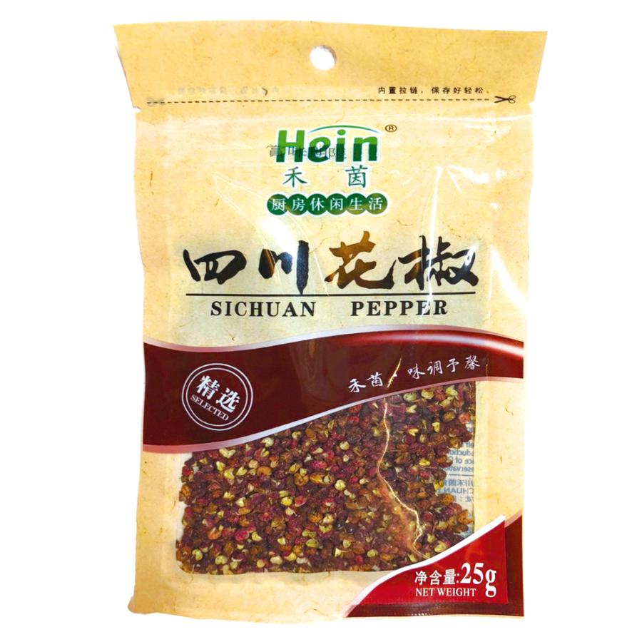 国華園 四川花椒 1袋 (25g) 四川 赤花椒 山椒 スパイス 調味料 加工品