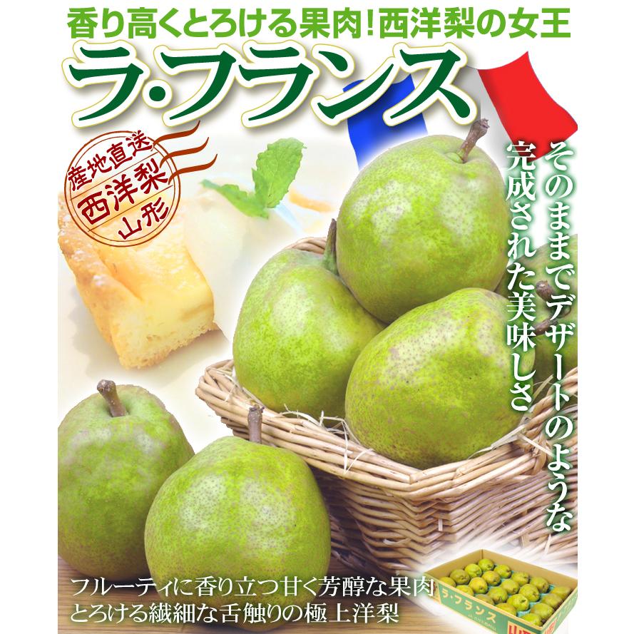 ラフランス 洋梨 5kg 山形産 ラ・フランス 1箱（10〜26玉）梨 洋ナシ 送料無料 フルーツ 果物 食品 国華園 :s-fs3068:花と緑  国華園 - 通販 - Yahoo!ショッピング