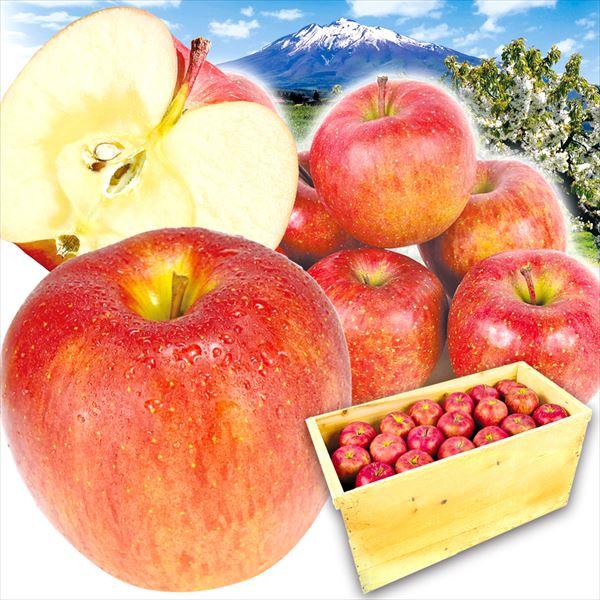 りんご 約20kg 青森産 ご家庭用 サンふじ 木箱 50〜90玉 フルーツ食品 高価値 国華園 送料無料 林檎 最大85％オフ！