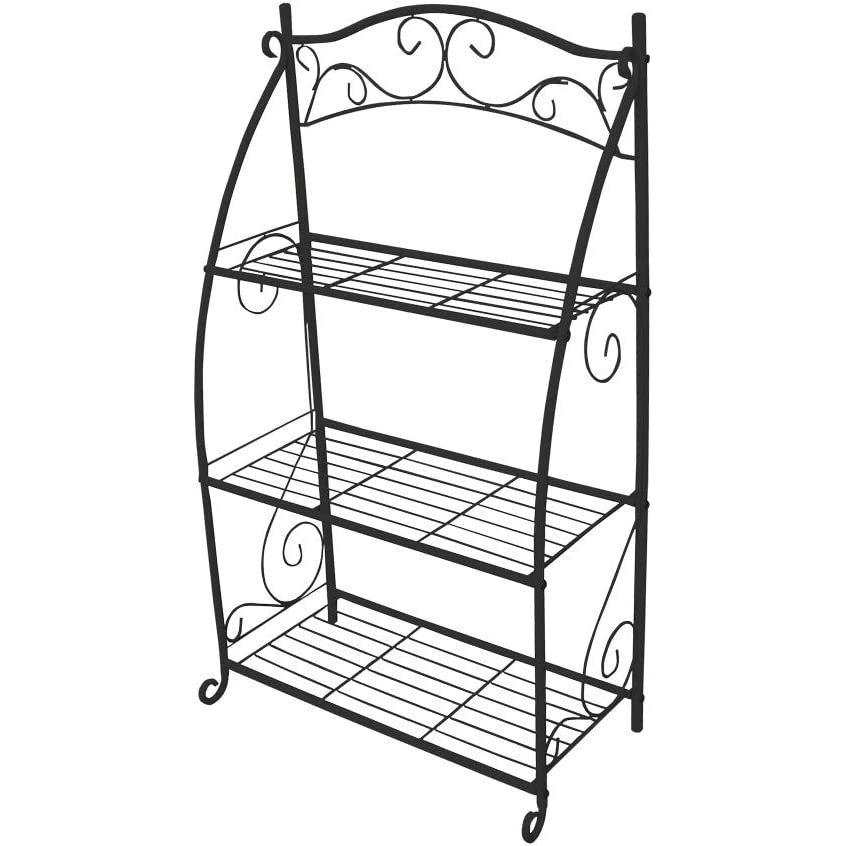 クリアランス 花台 フラワー スタンド 鉄製 3段 花台・ブランカ 1台 幅