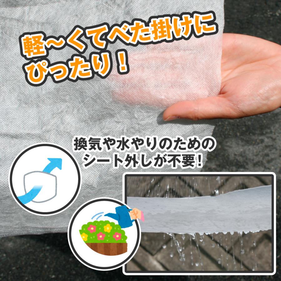 農用シート 不織布 農業用 べた掛け栽培 愛栽シートA 1.8×200m 1巻1組