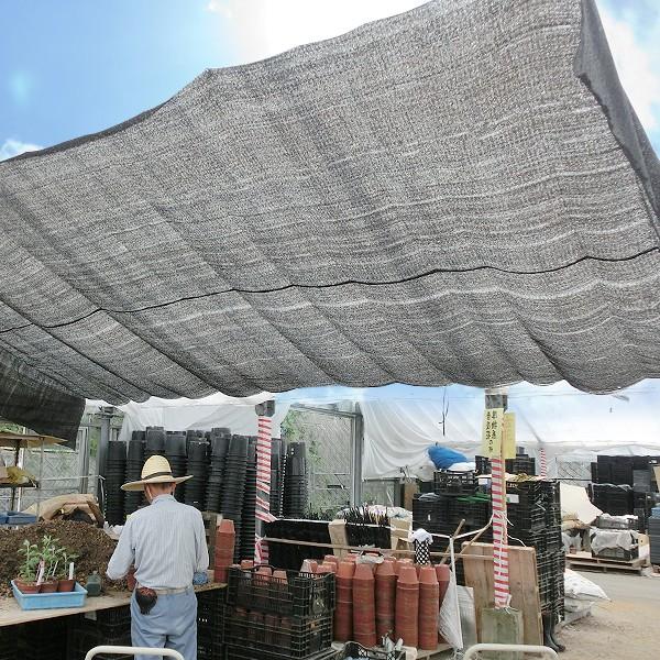 日よけ 遮光ネット黒(遮光率:50%) 2×5m 2枚1組 サンシェード