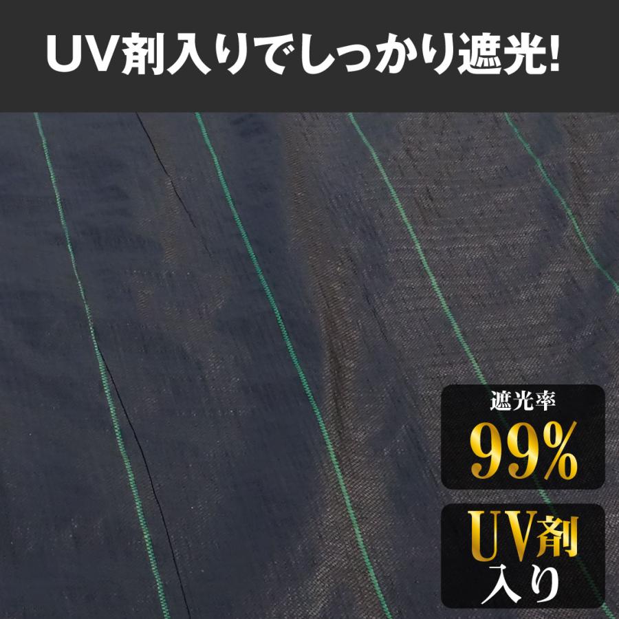 Kmaster 国華園 防草シート 1m×10m 農用シート UV剤入り 草よけ 除草