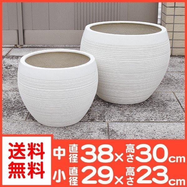 Web限定 2個組 鉢 植木鉢 ベトナム鉢 ラックザー 中小 2種1組 ファイバークレイ製鉢 薄型 軽量 鉢カバー おしゃれ トマト栽培 国華園 絶対一番安い Nooitmeergrasmaaien Be