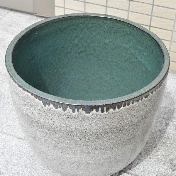 睡蓮鉢 すいれん鉢 砂色(すないろ) 1個 直径47・高さ41cm メダカ鉢 ハス鉢 陶器 水鉢 ビオトープ 国華園｜kokkaen｜06