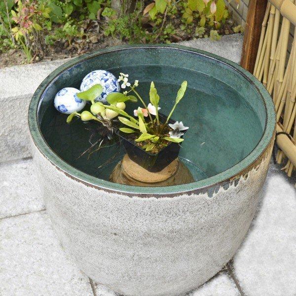 睡蓮鉢 すいれん鉢 砂色(すないろ) 1個 直径47・高さ41cm メダカ 睡蓮鉢 すいれん鉢 砂色(すないろ) 1個 直径47・高さ41cm メダカ