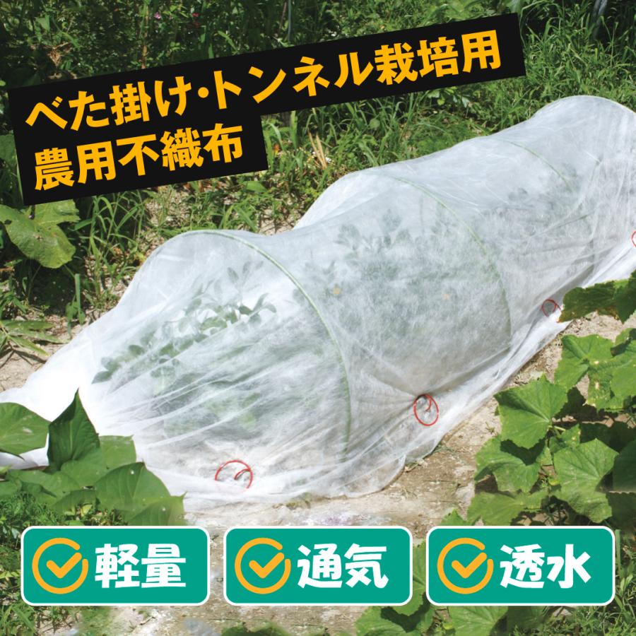 国華園 農用シート 不織布 農業用 トンネル栽培 愛栽シートB 1.5×10m 2 