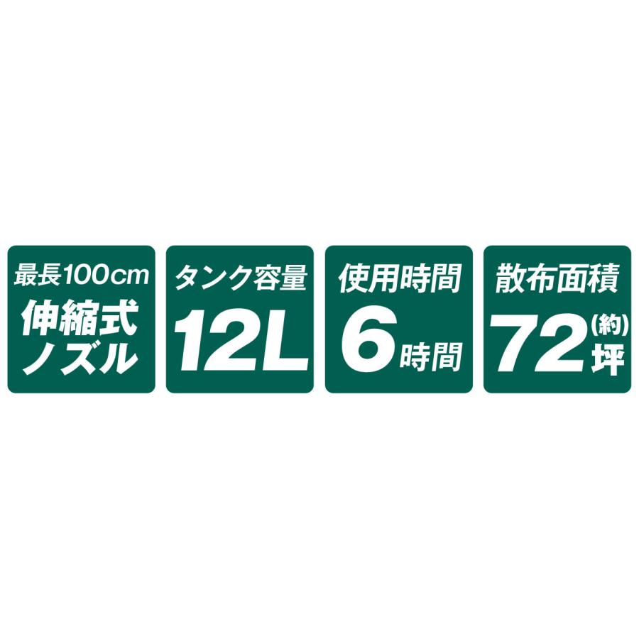 噴霧器 電動 12L 充電式 保証あり 背負式 長時間 6時間 稼働 バッテリー式 除草剤 農薬 背負い園芸 消毒 除草 動噴 hnmk 国華園 爆買 | Kmaster | 10