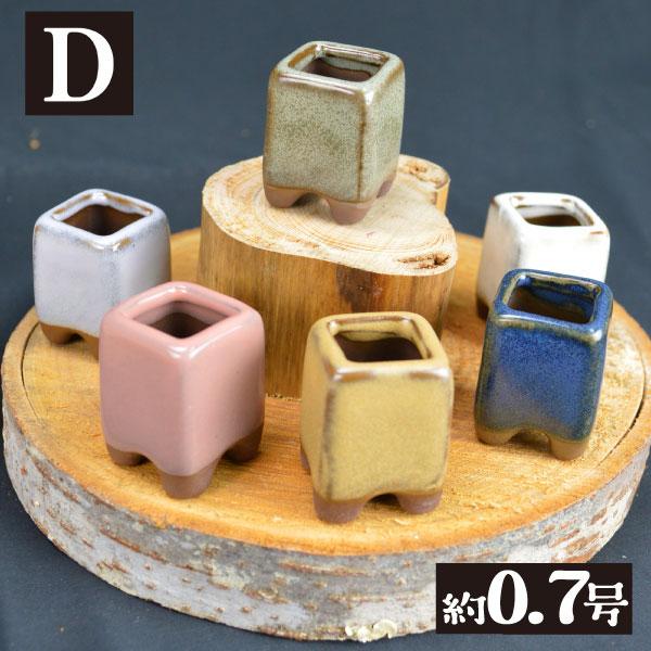 【引取限定】約140点　豆鉢　盆栽鉢　植木鉢　ミニ盆栽　陶器　園芸　小鉢　盆景 国華園オンラインショップ / まめ盆栽鉢 匠 7種 （1箱4～6個入り