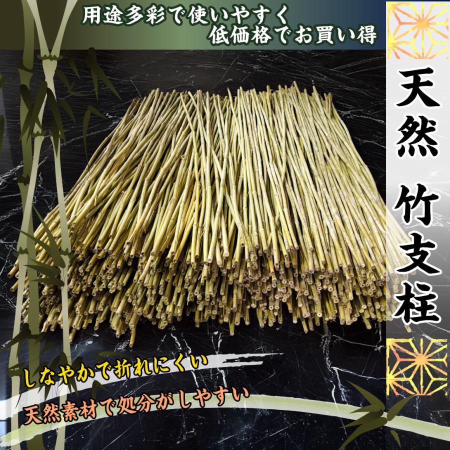 国華園 園芸 支柱 竹 8~10mm 90cm 25本 竹支柱 天然竹 女竹 トマト
