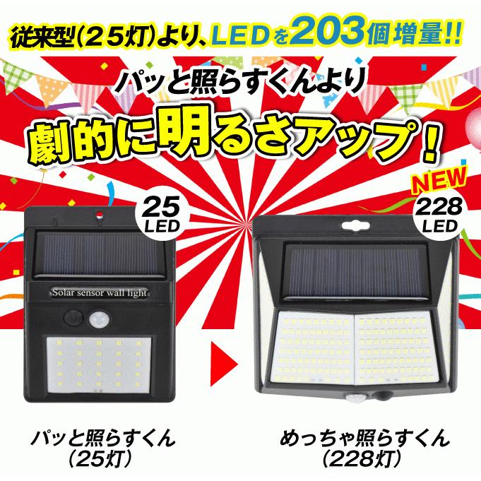 センサーライト 防犯灯 屋外 led 防水 ソーラー 防犯 防犯対策 人感