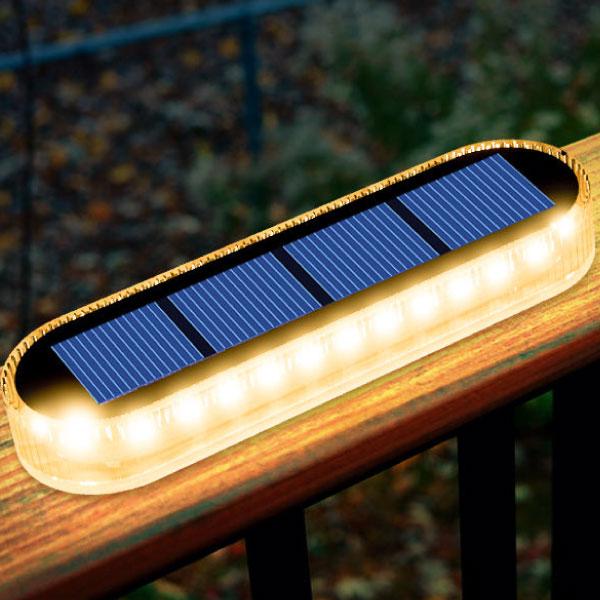 国華園 ソーラーライト 4個セット 置き型 白色 暖色 LED 屋外 おしゃれ