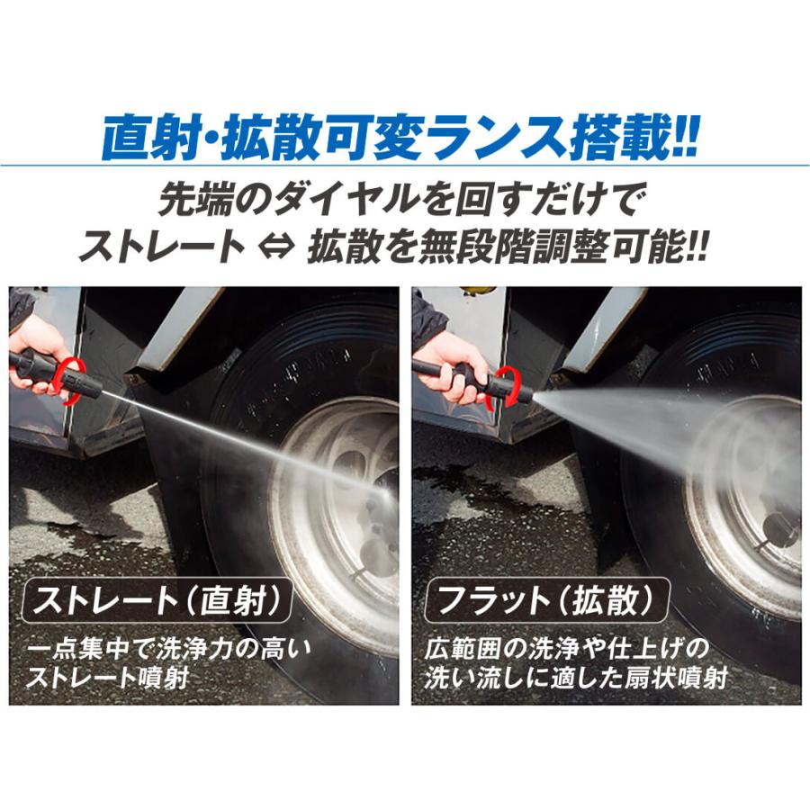 高圧洗浄機 電源式 10.5MPa パワフル 小型 コンパクト 置き型 家庭用