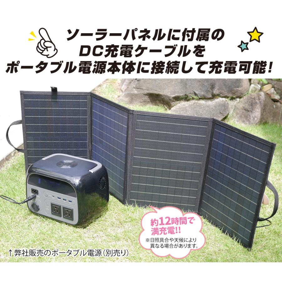 防災 災害対策 ソーラーパネル ポータブル電源専用ソーラーパネル 1個