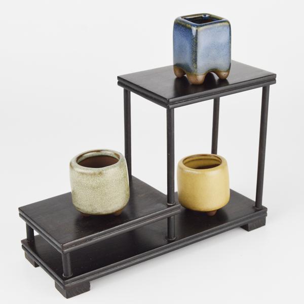 飾り棚 木製 ミニ木製棚・匠 A 盆栽棚 小物 ミニ 小さい おしゃれ 国