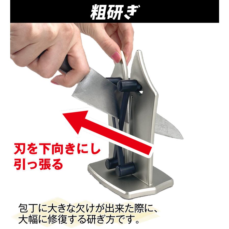 未使用　研ぎ器　包丁　ナイフ　刃物　研ぎ　研ぎ機 包丁研ぎ器 シャープナー 万能刃物研ぎ器 1個 イージーシャープ