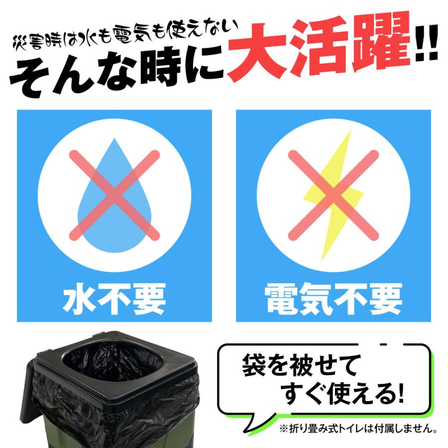 簡易トイレ 非常用トイレセット 60回分 防災グッズ 防災セット 凝固剤