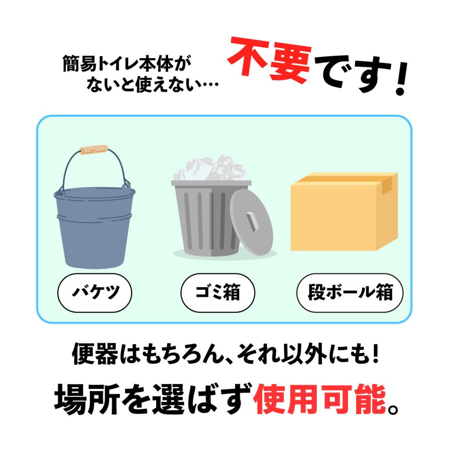 簡易トイレ 非常用トイレセット 60回分 防災グッズ 防災セット 凝固剤