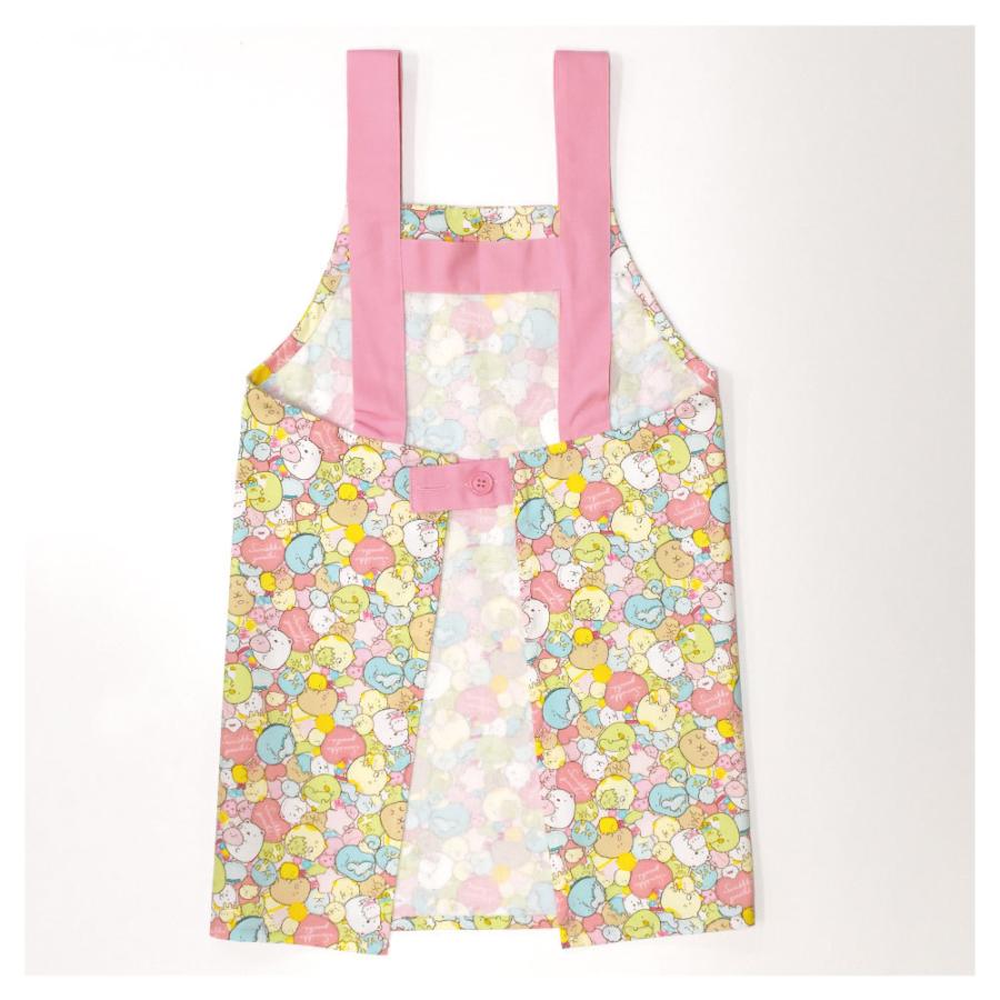 すみっコぐらし キッズエプロン 120〜130cm 日本製 綿100 すみっコぐらし キッズエプロン 120〜130cm 日本製 綿100