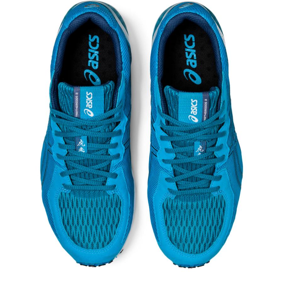 34円 代引き人気 アシックス Asics ランニング マラソンシューズ ターサーエッジ 2 Tarther Edge 1011a854 402 デジタルアクア ブラック 足幅 スタンダード 2e サブ3向け