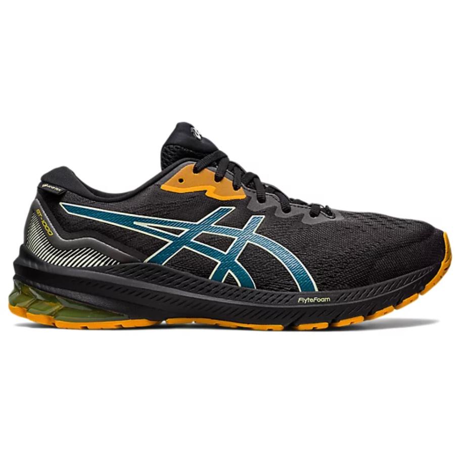 ASICS アシックス/メンズ 全天候型 ランニングシューズ/GT-1000 11 GTX/1011B447 003/ゴアテックス採用/ブラック×インクティール｜kokkidozao｜02