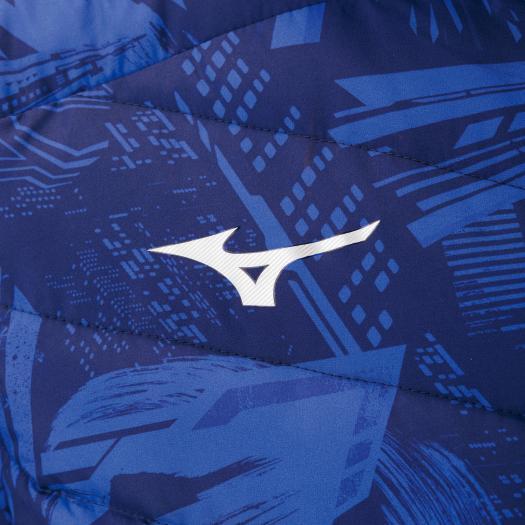 未使用 Mizuno/ミズノ トレーニングウエア テックフィル ブレサーモ フードジャケットM 32ME0536 13:ディープネイビー 吸湿発熱素材