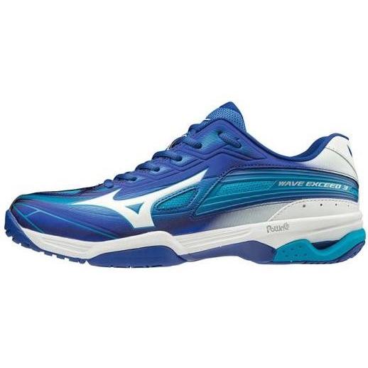 新品 MIZUNO ウエーブエクシード 3 WAVE EXCEED ブルー MIZUNO（ミズノ） MIZUNO/テニスシューズ /ウエーブ エクシード 3