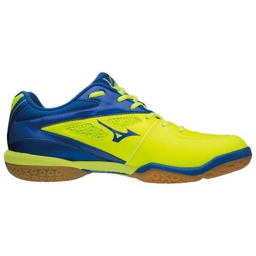 ミズノ MIZUNO/バドミントンシューズ/ウエーブ ファング SS2/WAVE FANG  SS2/71GA171026/イエロー×ブルー×シルバー/2018年FW最新カラー