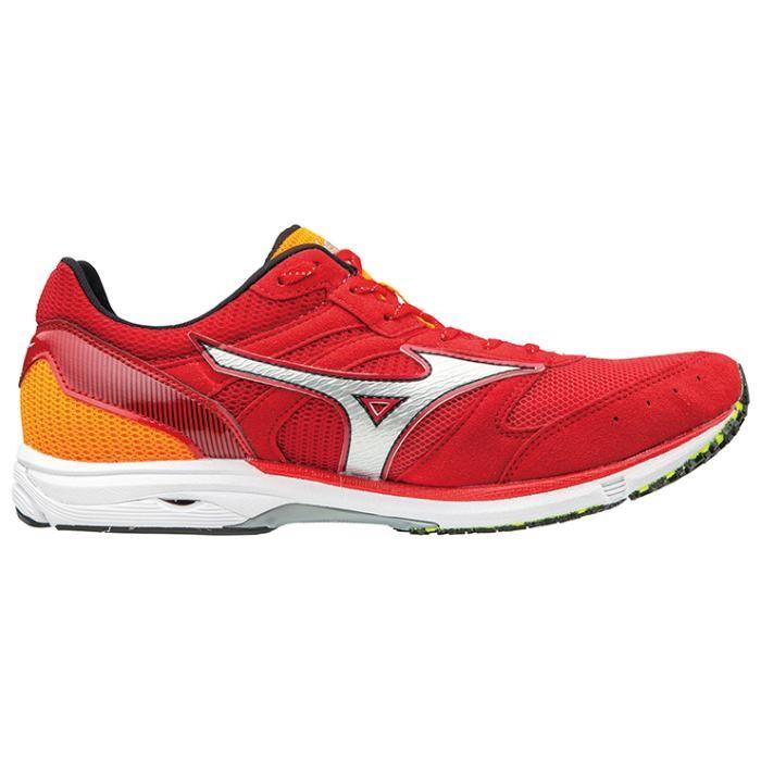 ミズノ MIZUNO/陸上 ランニング マラソン シューズ/ウエーブエンペラー 2 ワイド/オレンジ×シルバー/J1GA177703 kokkidozao j1ga177703 2