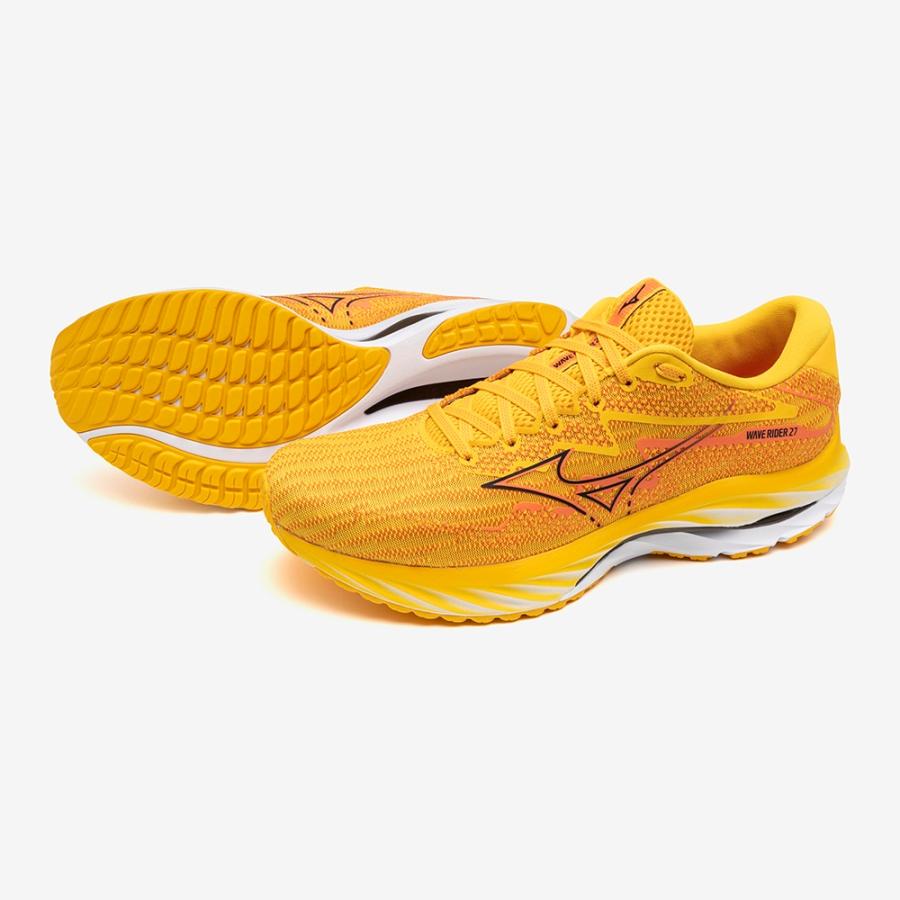 ミズノ MIZUNO/メンズ ランニングシューズ/ウエーブライダー27 SW/WAVE RIDER 27 SW/J1GC230456/オレンジ×ブラック×レッド/2024年 最新モデル/足幅：4E｜kokkidozao｜08